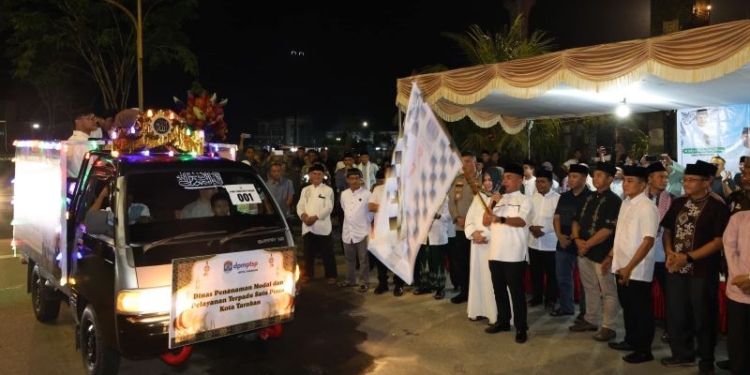 Pj Walikota Tarakan Lepas Pawai Takbir Idul Fitri 1445 H