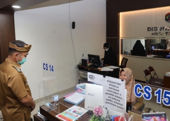 Pj Walikota Tarakan Lakukan Sidak di Hari Pertama Masuk Kerja