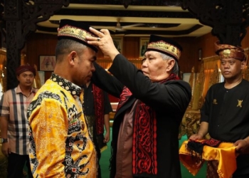 Kunjungan Pj Walikota Tarakan ke Baloy Adat Mayo Adat Tidung Disambut Tradisi Adat