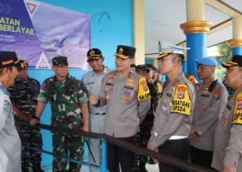 Kapolda Kaltara Cek Pos Operasi Ketupat Kayan, Pastikan Kesiapan Petugas Hadapi Arus Mudik dan Balik 2024