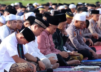 Polda Kaltara Gelar Shalat Idul Fitri 1445 H Bersama Masyarakat