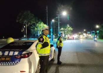 Personel Ditlantas Polda Kaltara Kembali Laksanakan Pengaturan Lalu Lintas