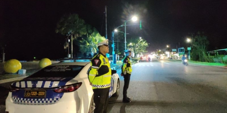 Personel Ditlantas Polda Kaltara Kembali Laksanakan Pengaturan Lalu Lintas