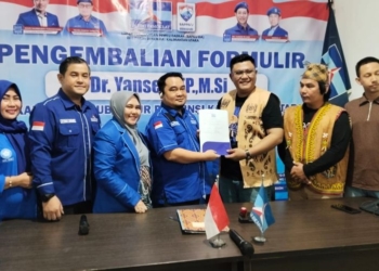 Kembalikan Formulir di Demokrat, Relawan Jaga Konsistensi Yansen TP di Bursa Pilgub Kaltara