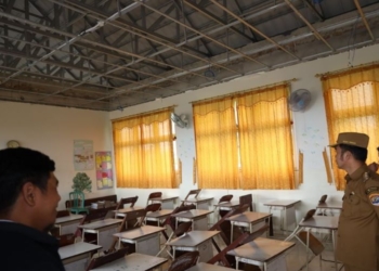 Pj Walikota Tarakan Minta Kontraktor Benahi Gedung Baru SDN 045 Pantai Amal