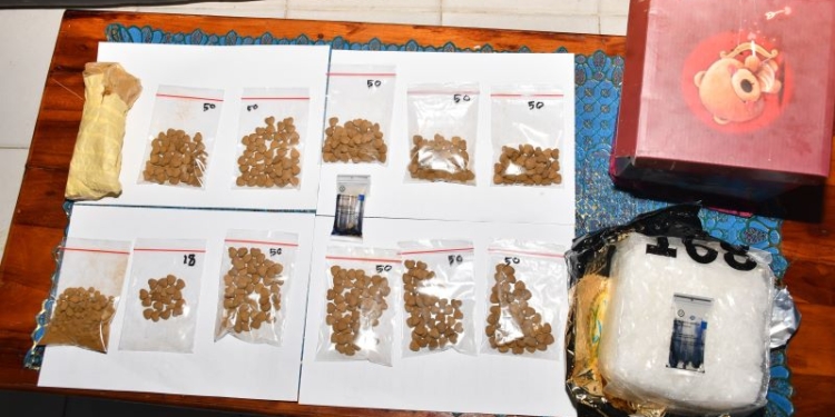 1,018 Kg Sabu 500 Butir Ekstasi Diamankan Tim Gabungan TNI AL di Perbatasan