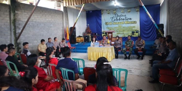 Hadiri Minggu Kasih, Kapolres Tarakan Terima Aduan Masyarakat