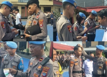 Bidpropam Polda Kaltara Laksanakan Gaktiblin dan Tes Urin Random kepada Personel Polres Tarakan
