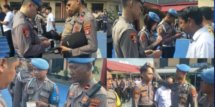 Bidpropam Polda Kaltara Laksanakan Gaktiblin dan Tes Urin Random kepada Personel Polres Tarakan