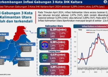 Meski Harga Tiket Pesawat Mahal, Inflasi Kaltara pada April 2024 Masih Terkendali