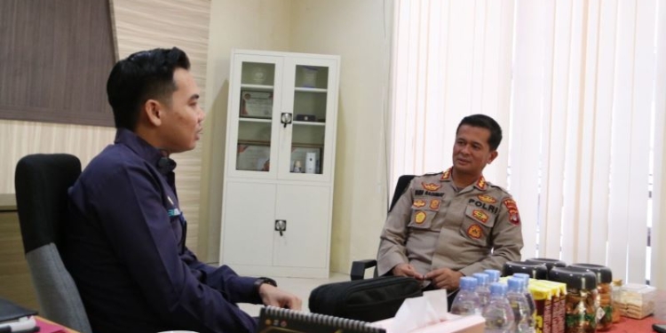 Kabid Humas Polda Kaltara Terima Kunjungan Dari Kepala PLN UP3 Kaltara