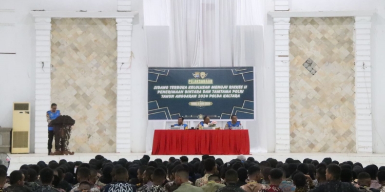 Wakapolda Kaltara Pimpin Sidang Kelulusan Sementara Bintara dan Tamtama