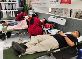 Peringati Hari Donor Darah Internasional, Ace Hardware dan PMI Tarakan Gelar Donor Darah