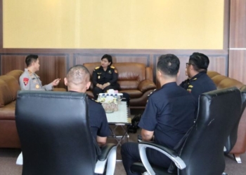 Kapolda Kaltara Terima Kunjungan Kepala Kanwil DJBC Kalimantan Bagian Timur