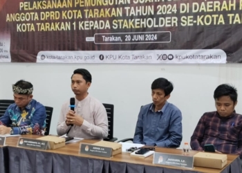 KPU Tarakan Sosialisasikan Jadwal PSU, Ajak Elemen Masyarakat Sukseskan Perhelatannya