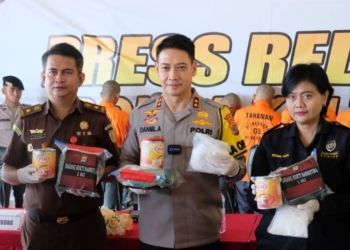 Polda Kaltara Musnahkan Barang Bukti 20 Kg Sabu