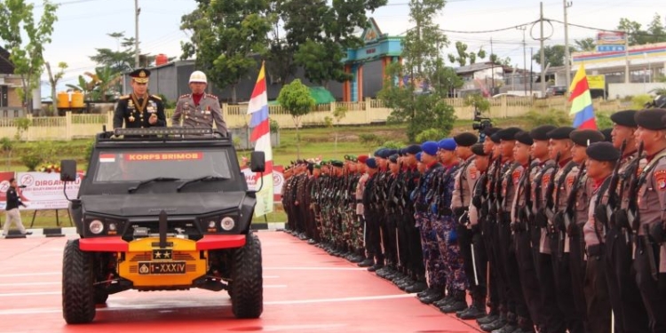 Polda Kaltara Gelar Upacara dan Syukuran Hari Bhayangkara ke-78