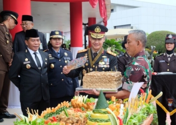 Polda Kaltara Dapat Suprprise dari Danrem 092/Maharajalila di Hari Bhayangkara ke-78