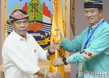 Gubernur Lepas Kontingen Kaltara Menuju Utsawa Dharma Gita Nasional XV Tahun 2024