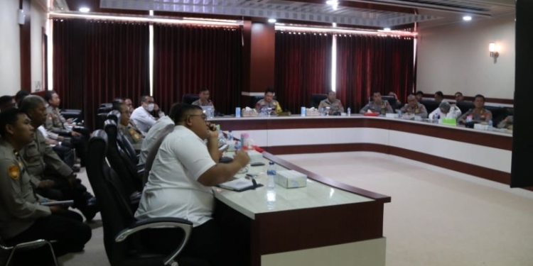 Anev Bulanan, Polda Kaltara Evaluasi Kinerja dan Siapkan Pengamanan Pilkada 2024