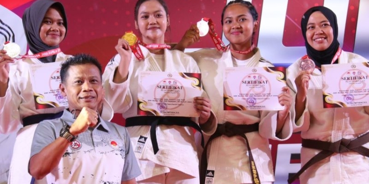 Judoka Putri Polda Kaltara Bawa Pulang 1 Emas, 1 Perak, 2 Perunggu di Kejurnas Kapolri Cup 2024