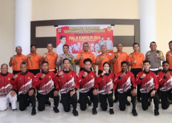 Pelepasan Tim Karate Polda Kaltara untuk Kejuaraan Karate Kapolri Cup 2024