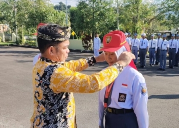 Pj Wali Kota Tarakan Buka Pusdikat Paskibraka