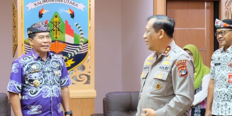 Kapolda Silaturahmi ke Gubernur Kaltara
