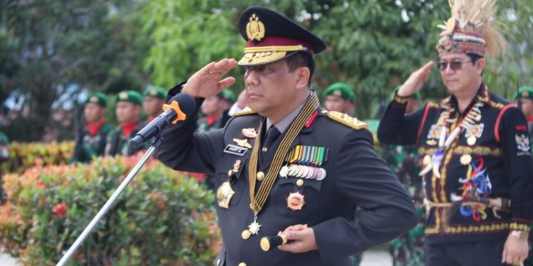 Kapolda Kaltara Pimpin Ziarah di Taman Makam Pahlawan Telabang Bangsa