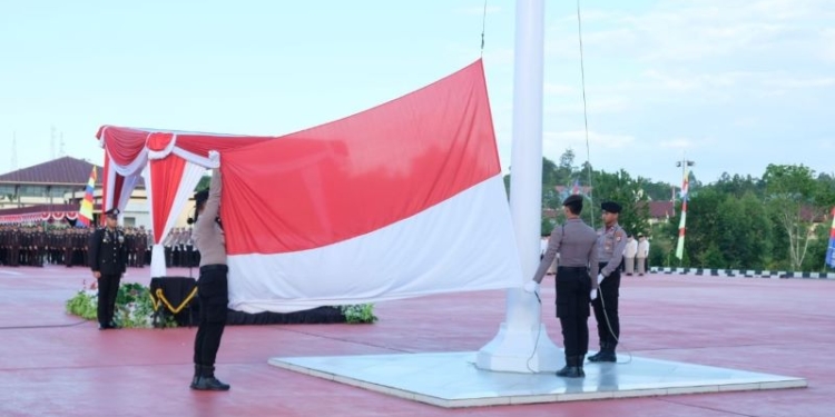 Wakapolda Kaltara Pimpin Upacara Hari Kemerdekaan RI ke-79