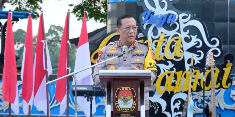 Kapolda Hadiri Deklarasi Kampanye Damai Pilgub Kaltara 2024