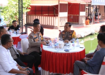 Jalin Sinergitas, Kapolda Kaltara Silaturahmi dengan Wartawan