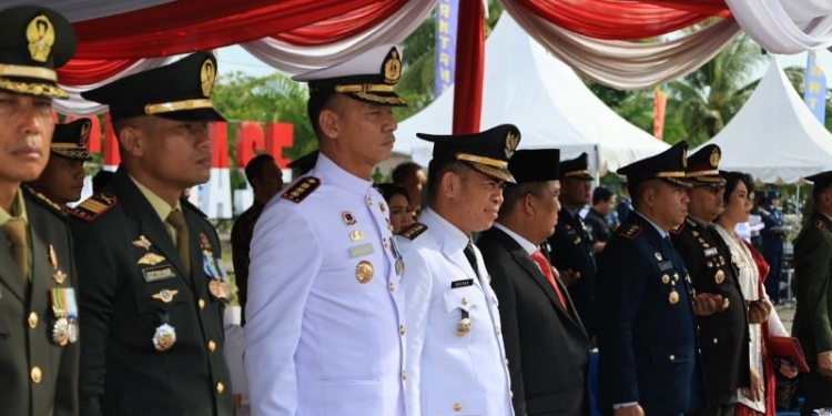 Pj Wali Kota Tarakan Hadiri Upacara HUT TNI ke-79