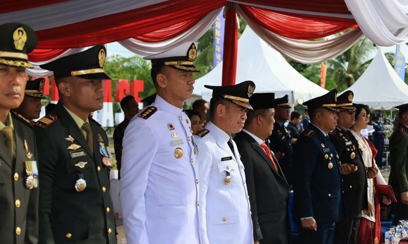 Pj Wali Kota Tarakan Hadiri Upacara HUT TNI ke-79