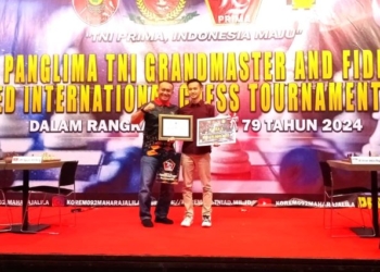 Michael Owen Juarai Panglima TNI Grand Master and Fide Rated Internasional Chess Tournament 2024