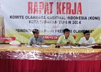 Laksanakan Amanah AD/ART, KONI Tarakan Gelar Rapat Kerja