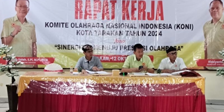 Laksanakan Amanah AD/ART, KONI Tarakan Gelar Rapat Kerja