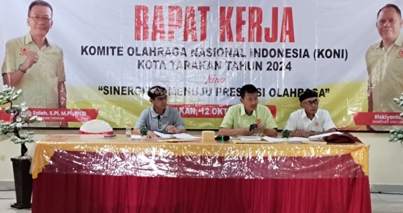 Laksanakan Amanah AD/ART, KONI Tarakan Gelar Rapat Kerja
