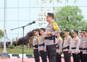 Kapolda Pimpin Apel Siaga Imbangan Pelantikan Presiden dan Wakil Presiden RI