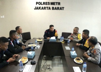 Amankan Debat Terbuka, Polda Kaltara Rapat Koordinasi Bersama Polres Metro Jakarta Barat