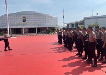 Polda Kaltara Gelar Latihan Dalmas Bintara dan Tamtama Remaja