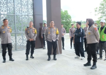 Kapolda Cek Pembangunan Barak Dalmas Polda Kaltara