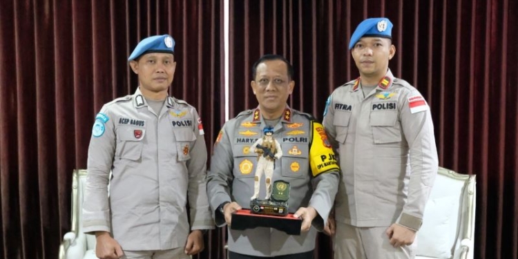 Kapolda Terima Kepulangan Dua Personel Polda Kaltara dari Misi Perdamaian di Afrika Tengah