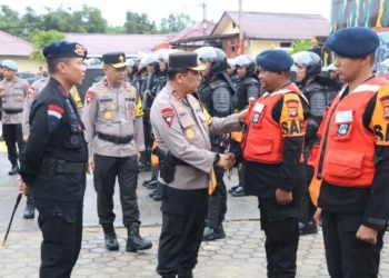 Kapolda Pimpin Apel Siaga Power on Hand Satbrimob Polda Kaltara