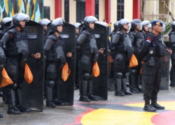 Kapolda Pimpin Apel Gelar Pasukan Kesiapsiagaan Personel Dalam Rangka Pengamanan Pilkada 2024