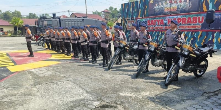 Antisipasi Bencana Alam, Satuan Brimob Polda Kaltara laksanakaan Apel Siaga SAR