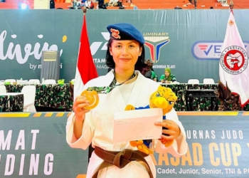 Bripda Septi Setyaningsih Raih Perunggu di Kejurnas Judo Kasad Cup 2024