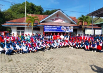 Tutup Lomba Kecakapan PMR, Ketua PMI Tarakan Pesan Terus Belajar