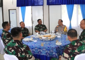 Perkuat Pengamanan Nataru, Kapolda Kaltara Gelar Coffee Morning Bersama Unsur TNI