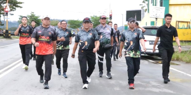 Kapolda Kaltara Meriahkan Lomba Maharajalila Run
